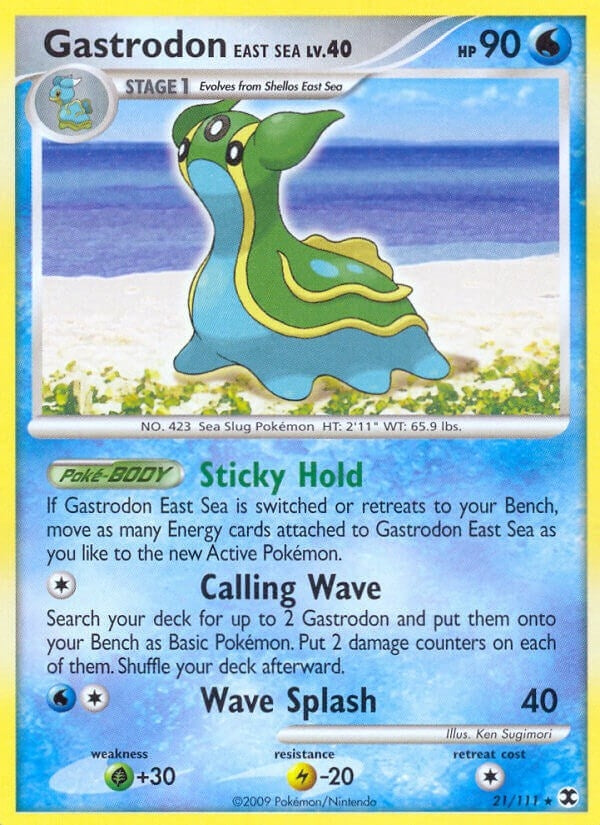 Image for Gastrodon East Sea (Rising Rivals) (21/111) - Pokemon
