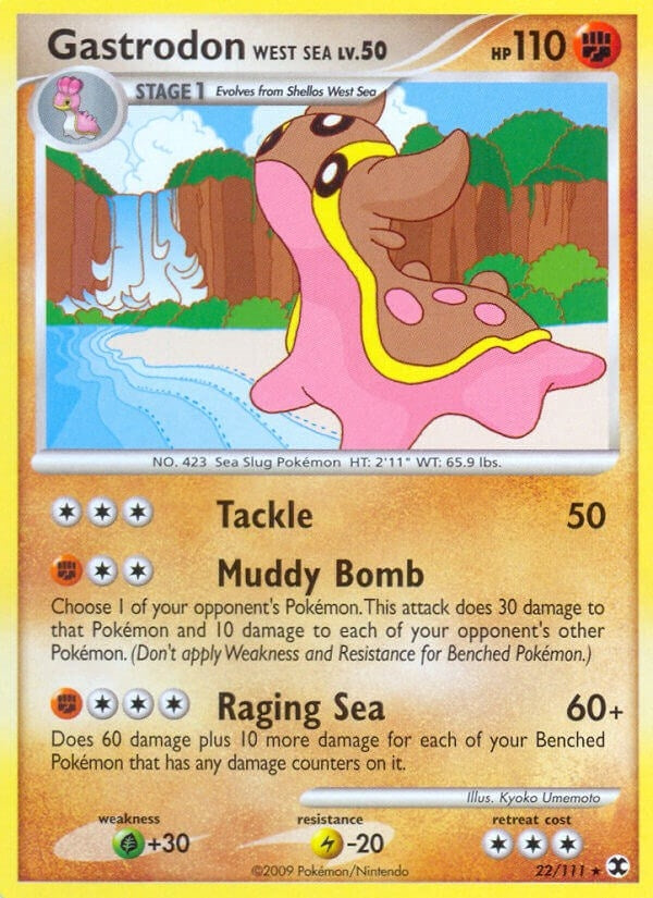 Image for Gastrodon West Sea (Rising Rivals) (22/111) - Pokemon