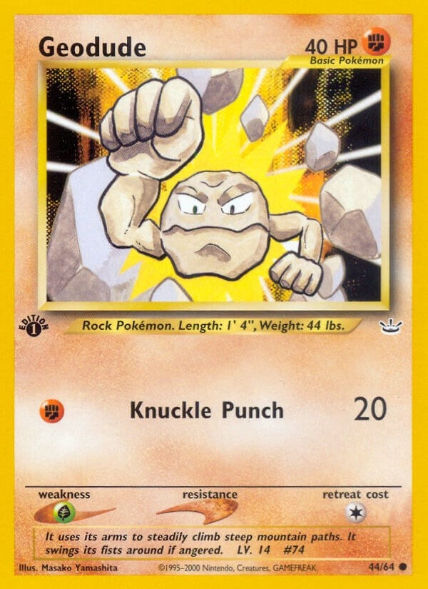 Image for Geodude (Neo Revelation) (44/64) - Pokemon