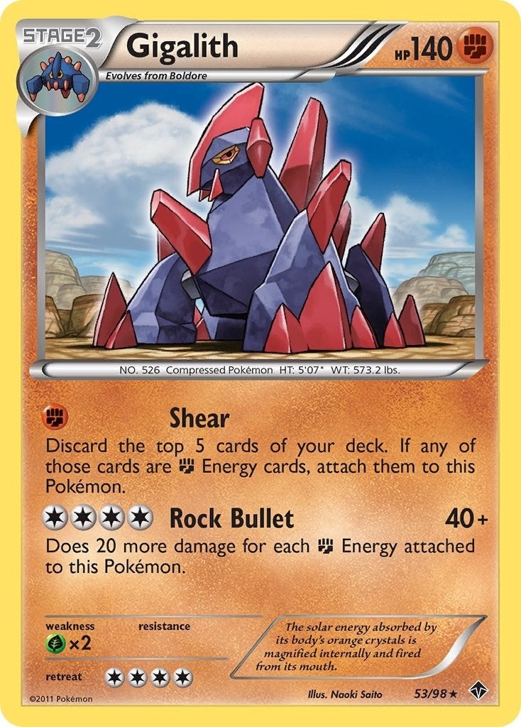 Image for Gigalith (Emerging Powers) (53/98) - Pokemon