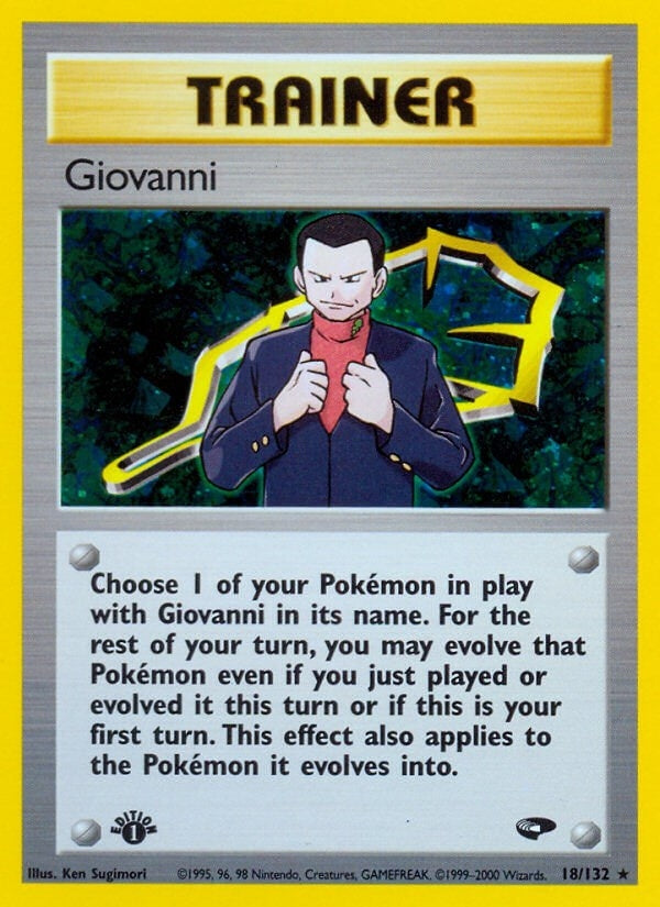 Image for Giovanni (18) (Gym Challenge) (018/132) - Pokemon