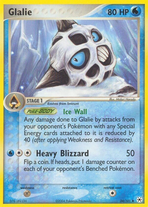 Image for Glalie (Hidden Legends) (34/101) - Pokemon
