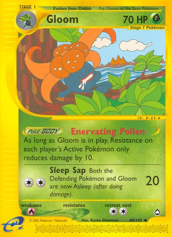 Image for Gloom (Aquapolis) (049/147) - Pokemon