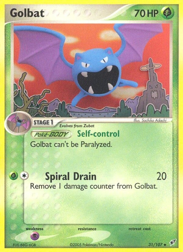 Image for Golbat (Deoxys) (31/107) - Pokemon