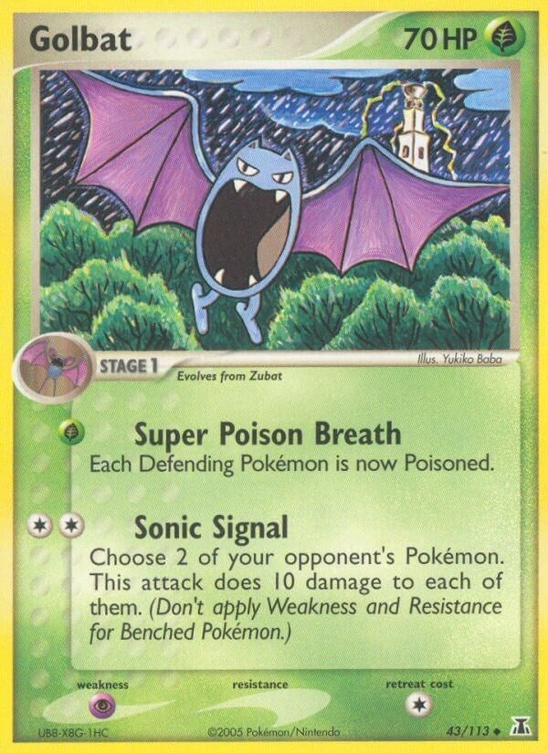 Image for Golbat (Delta Species) (43/113) - Pokemon