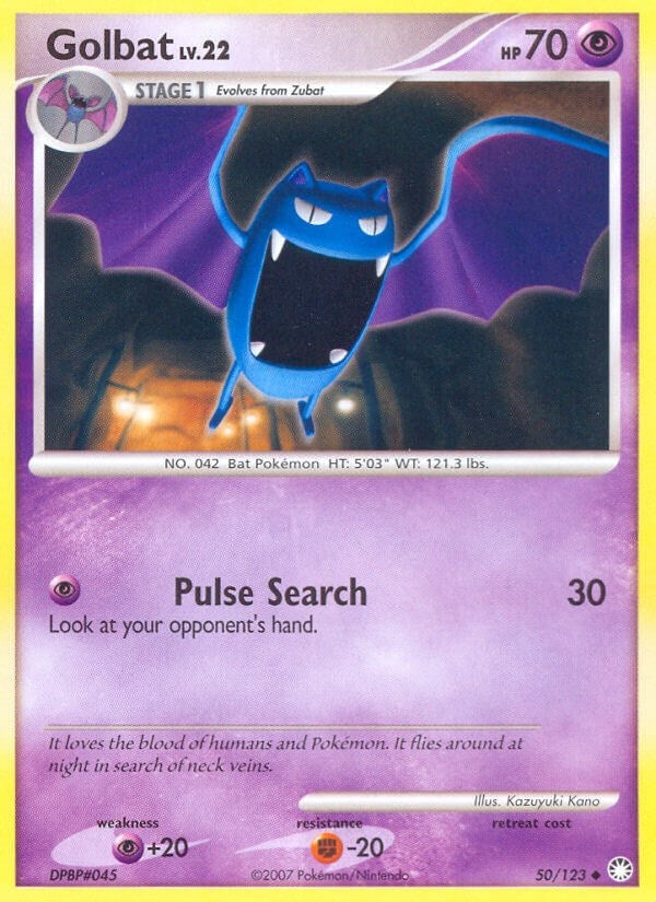 Image for Golbat (Mysterious Treasures) (50/123) - Pokemon