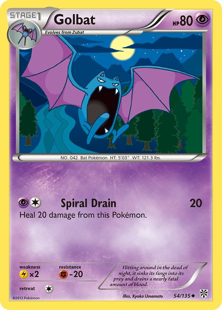 Image for Golbat (Plasma Storm) (54/135) - Pokemon