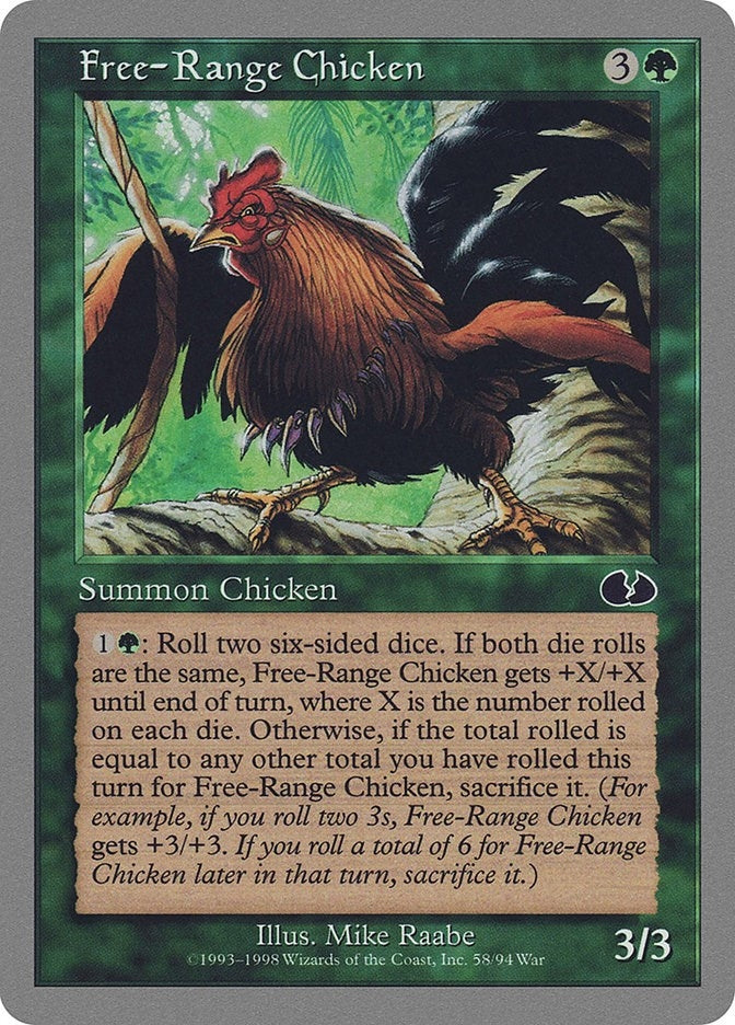 Image for Free-Range Chicken (Unglued) (58) - Magic: The Gathering