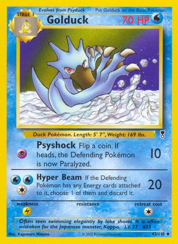 Image for Golduck (Legendary Collection) (043/110) - Pokemon