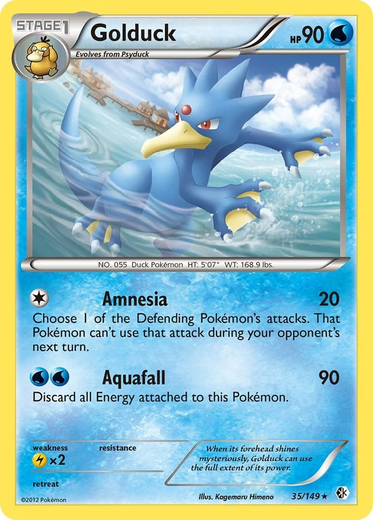Image for Golduck (35) (Boundaries Crossed) (35/149) - Pokemon