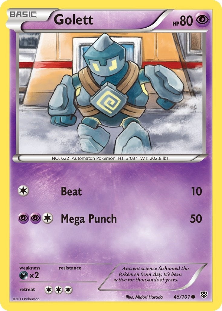 Image for Golett (Plasma Blast) (45/101) - Pokemon