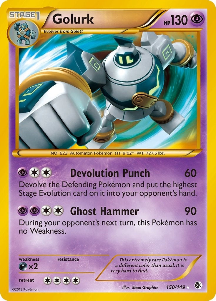 Image for Golurk (Boundaries Crossed) (150/149) - Pokemon