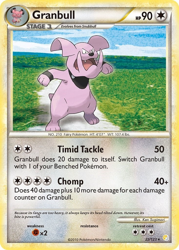 Image for Granbull (HeartGold SoulSilver) (22/123) - Pokemon