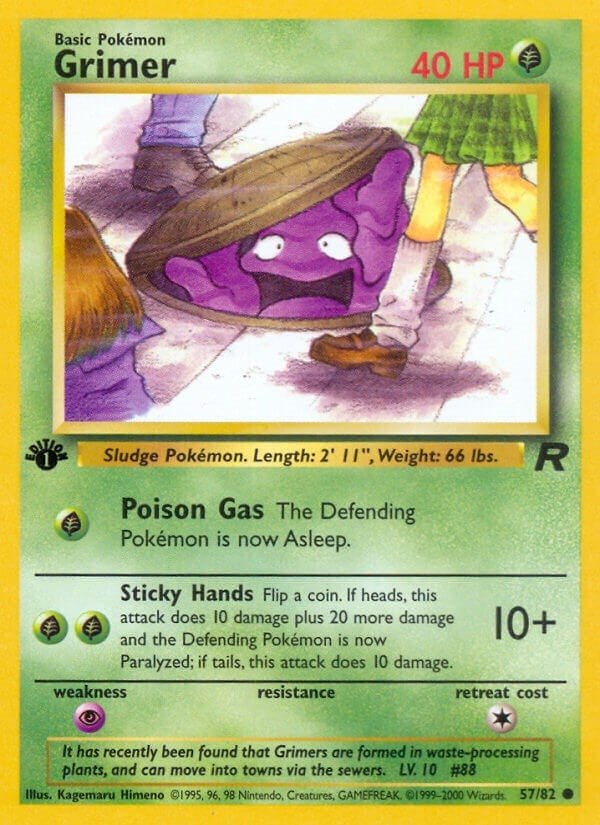 Image for Grimer (Team Rocket) (57/82) - Pokemon