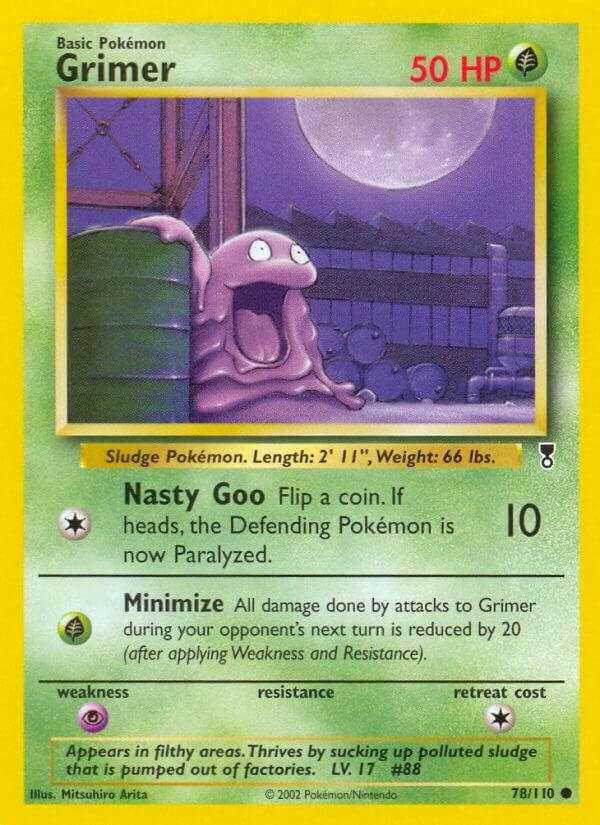 Image for Grimer (Legendary Collection) (078/110) - Pokemon
