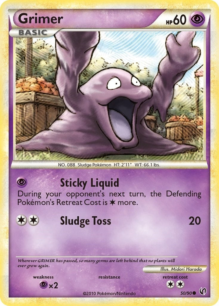 Image for Grimer (Undaunted) (50/90) - Pokemon