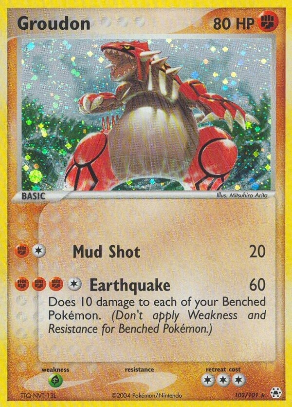 Image for Groudon (Hidden Legends) (102/101) - Pokemon