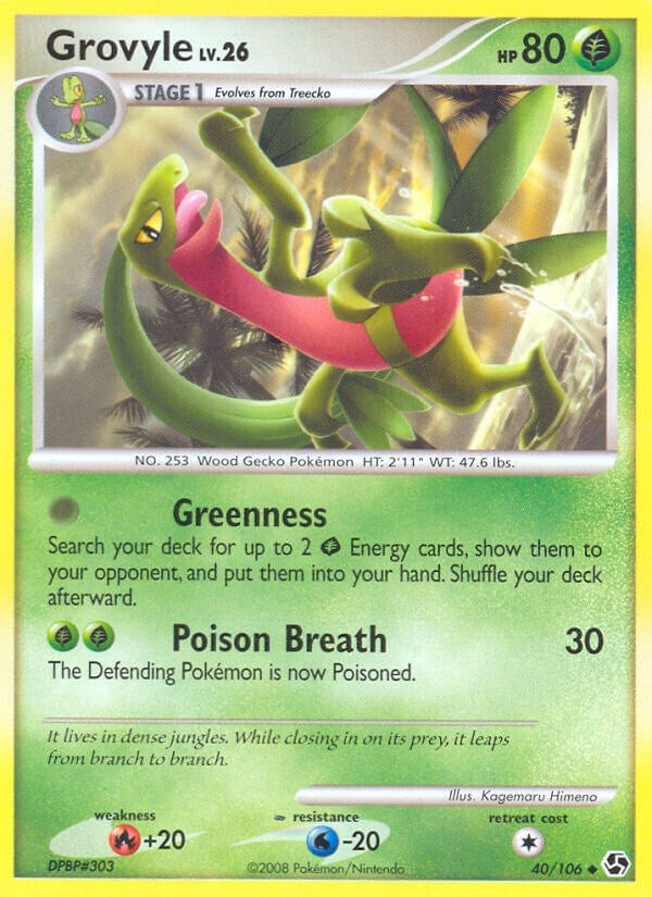 Image for Grovyle (Great Encounters) (40/106) - Pokemon