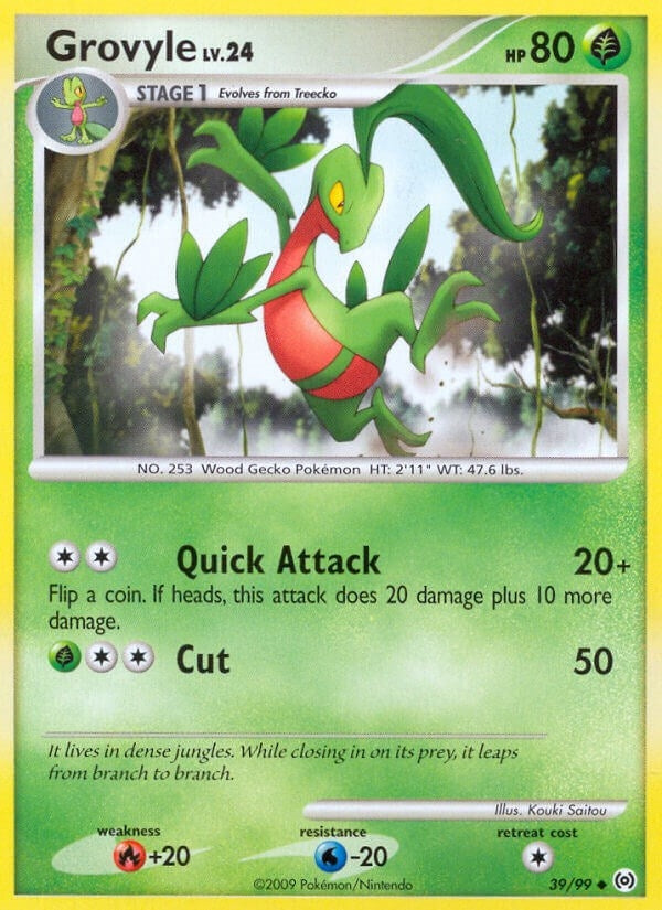 Image for Grovyle (39) (Arceus) (39/99) - Pokemon
