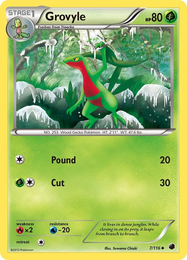 Image for Grovyle (Plasma Freeze) (7/116) - Pokemon