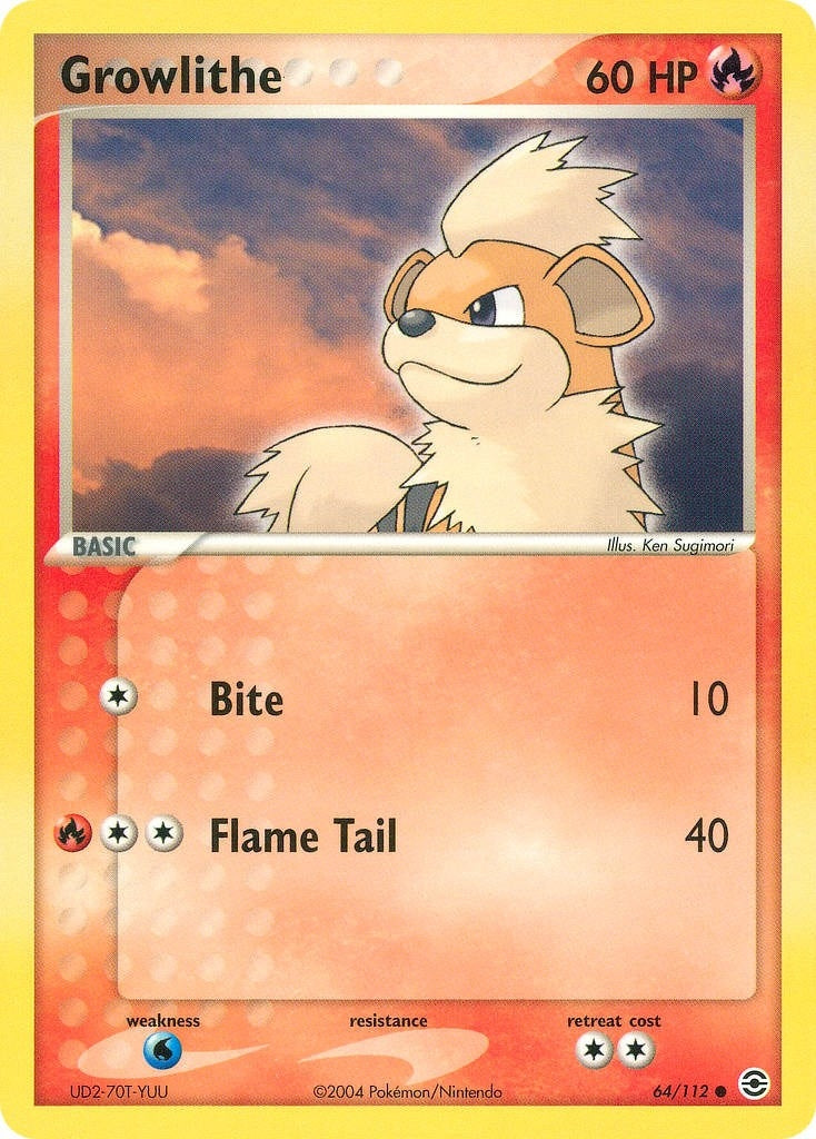 Image for Growlithe (FireRed & LeafGreen) (64/112) - Pokemon