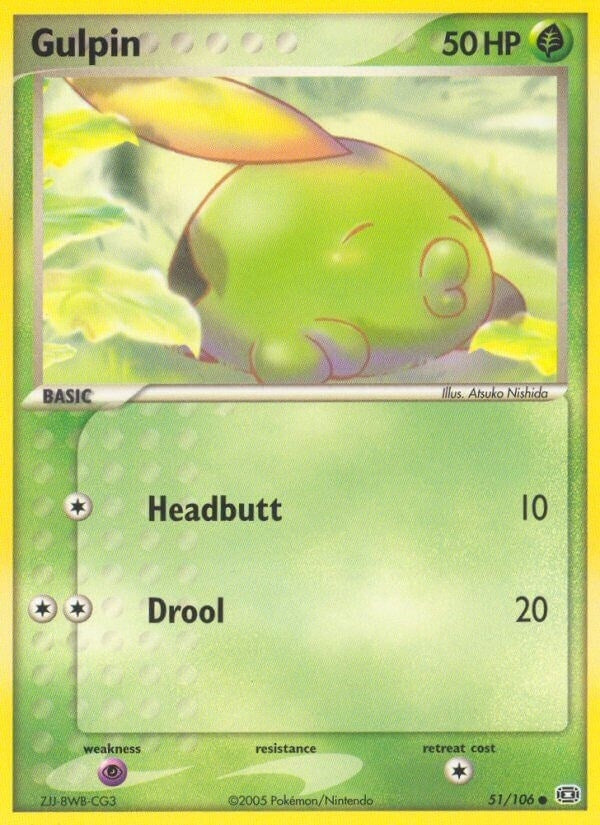 Image for Gulpin (Emerald) (51/106) - Pokemon