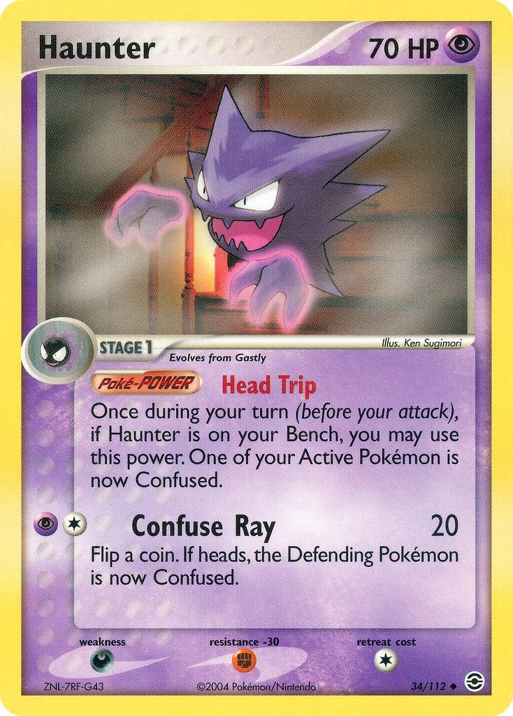 Image for Haunter (FireRed & LeafGreen) (34/112) - Pokemon