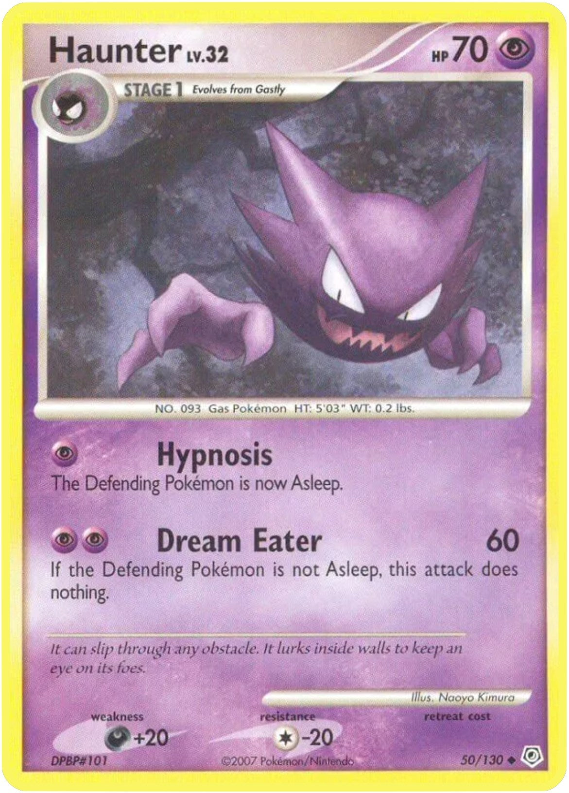 Image for Haunter (Diamond and Pearl) (50/130) - Pokemon