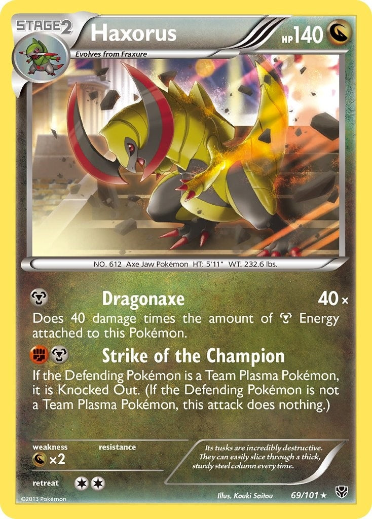 Image for Haxorus (Plasma Blast) (69/101) - Pokemon