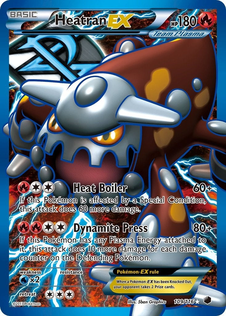 Image for Heatran EX (Team Plasma) (Full Art) (Plasma Freeze) (109/116) - Pokemon