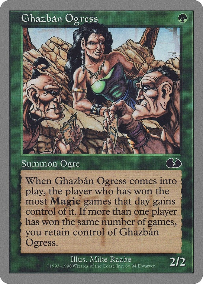 Image for Ghazban Ogress (Unglued) (60) - Magic: The Gathering