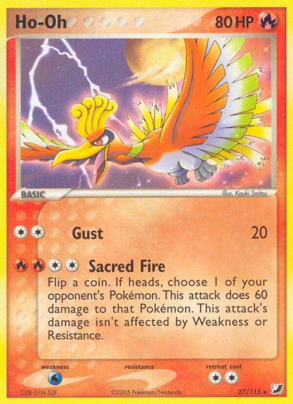 Image for Ho-Oh (Unseen Forces) (27/115) - Pokemon