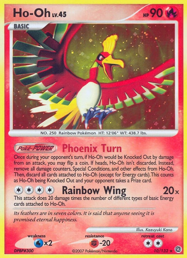 Image for Ho-Oh (Secret Wonders) (10/132) - Pokemon