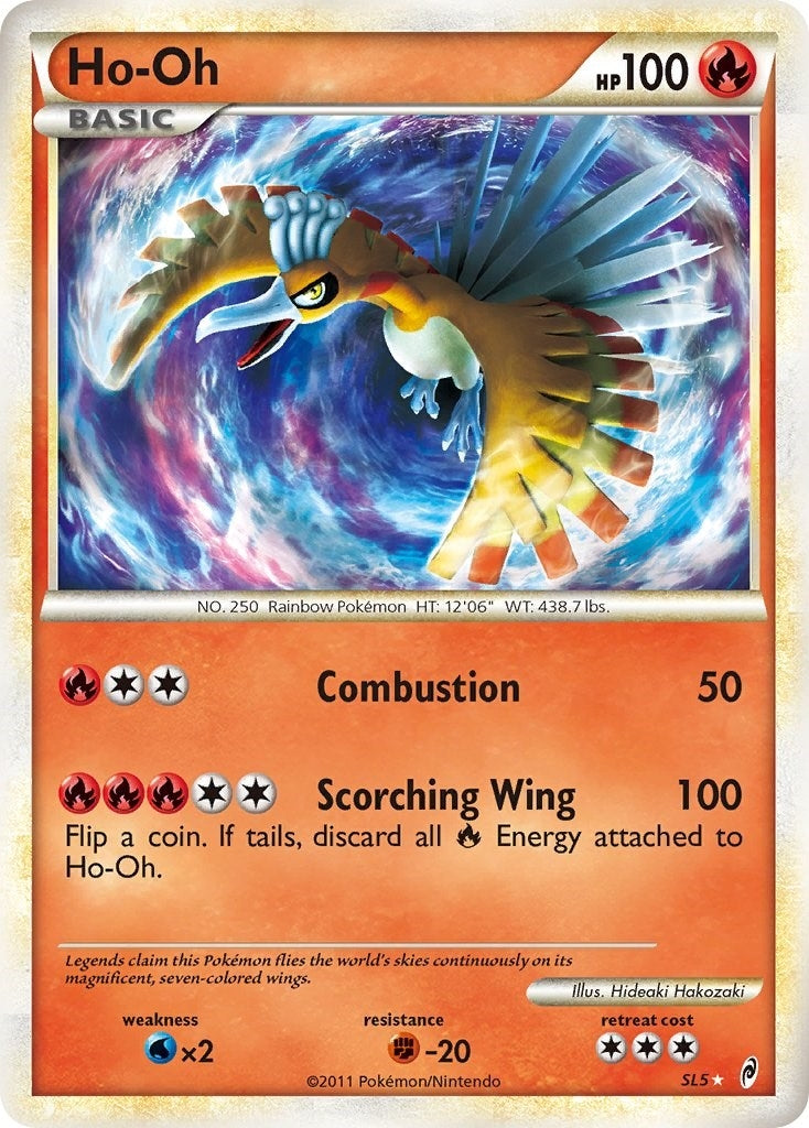 Image for Ho-Oh (Shiny) (Call of Legends) (SL5) - Pokemon
