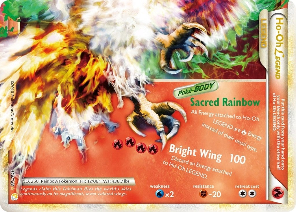 Image for Ho-Oh Legend (Bottom) (HeartGold SoulSilver) (112/123) - Pokemon