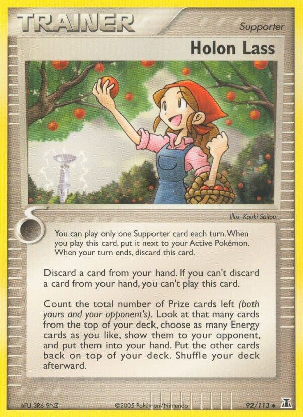 Image for Holon Lass (Delta Species) (92/113) - Pokemon