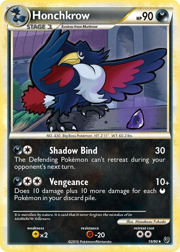 Image for Honchkrow (16) (Undaunted) (16/90) - Pokemon