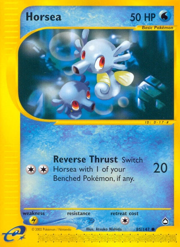 Image for Horsea (85) (Aquapolis) (085/147) - Pokemon