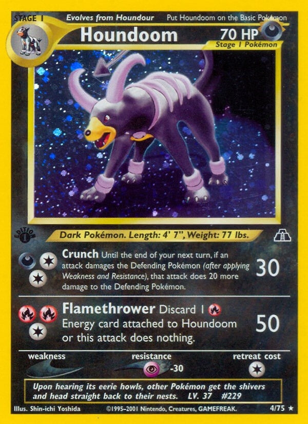 Image for Houndoom (4) (Neo Discovery) (04/75) - Pokemon