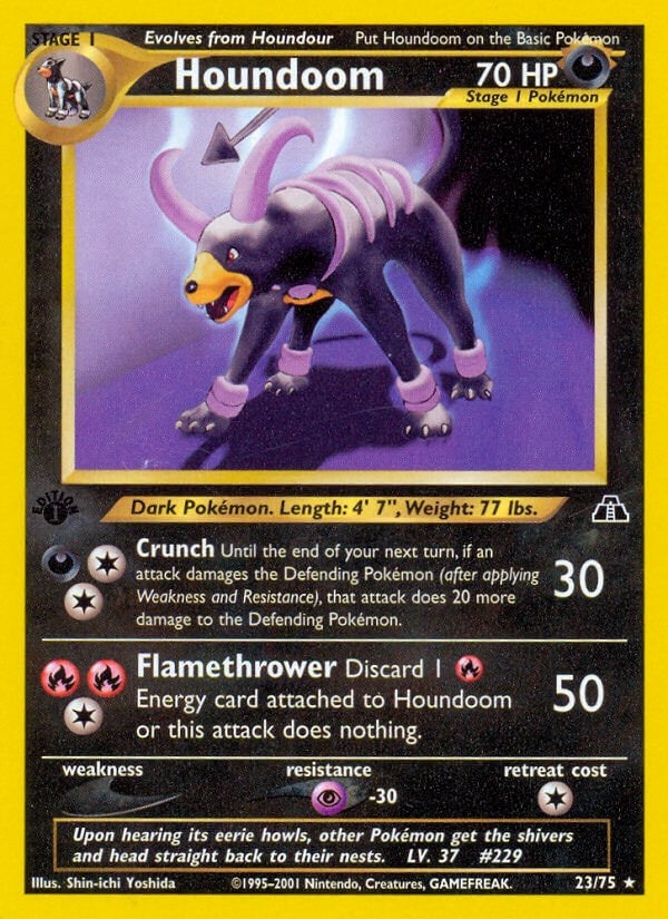 Image for Houndoom (23) (Neo Discovery) (23/75) - Pokemon