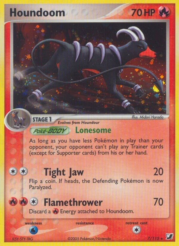 Image for Houndoom (Unseen Forces) (7/115) - Pokemon