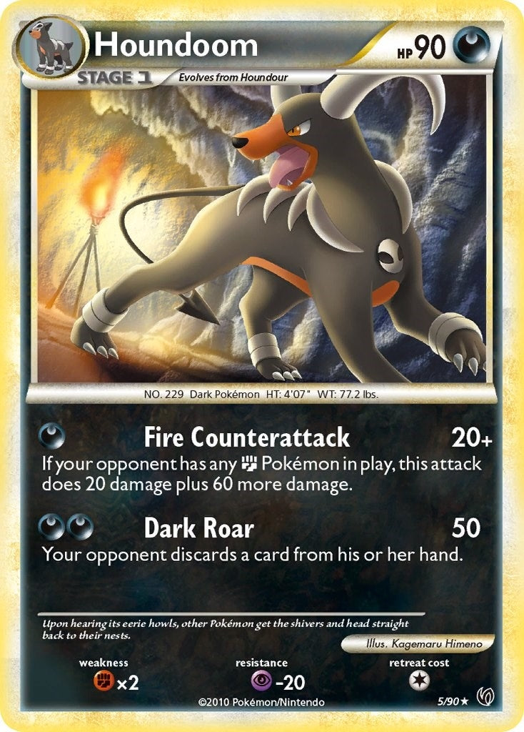Image for Houndoom (Undaunted) (5/90) - Pokemon