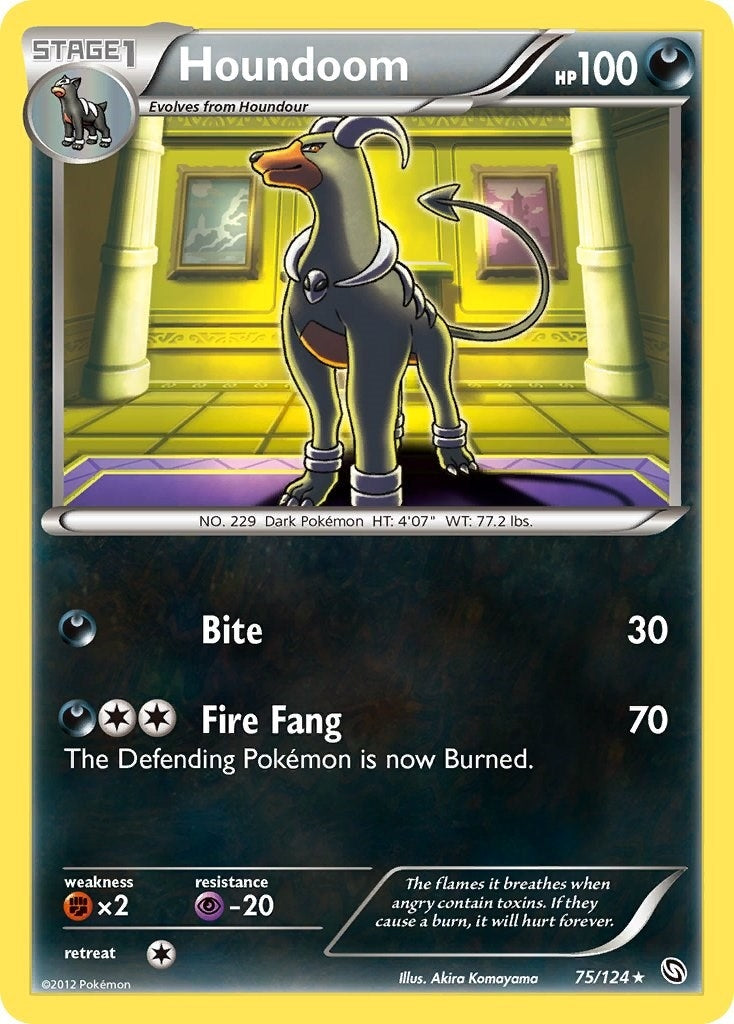 Image for Houndoom (Dragons Exalted) (75/124) - Pokemon