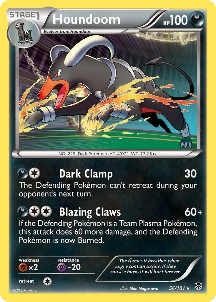 Image for Houndoom (Plasma Blast) (56/101) - Pokemon