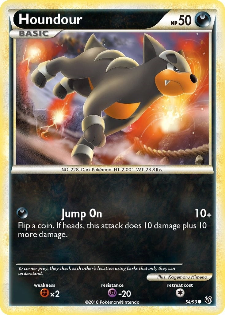 Image for Houndour (54) (Undaunted) (54/90) - Pokemon