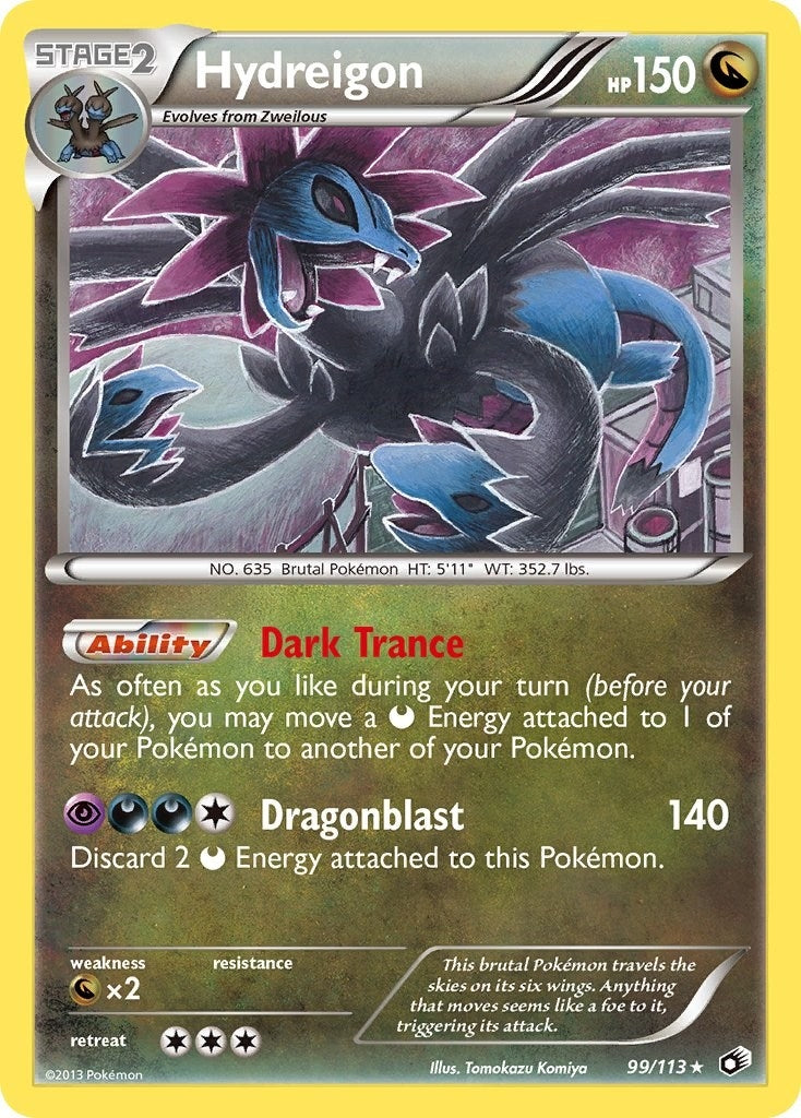 Image for Hydreigon (Legendary Treasures) (99/113) - Pokemon