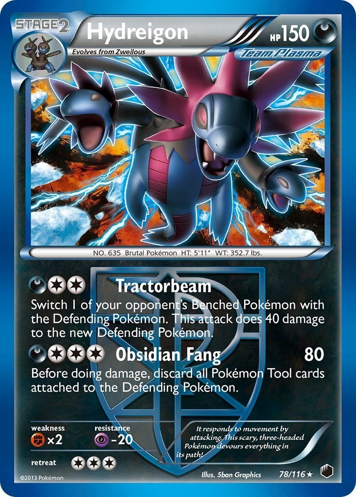 Image for Hydreigon (Team Plasma) (Plasma Freeze) (78/116) - Pokemon