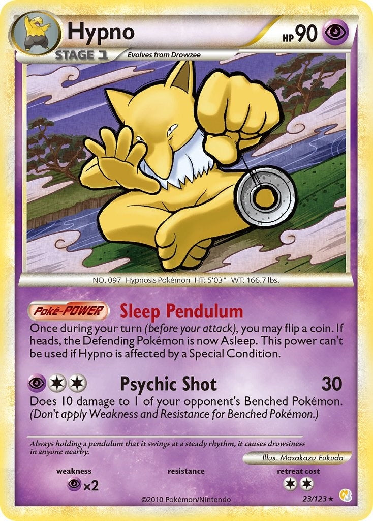 Image for Hypno (HeartGold SoulSilver) (23/123) - Pokemon