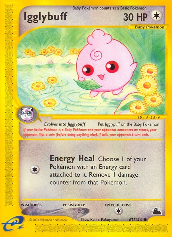Image for Igglybuff (Skyridge) (067/144) - Pokemon