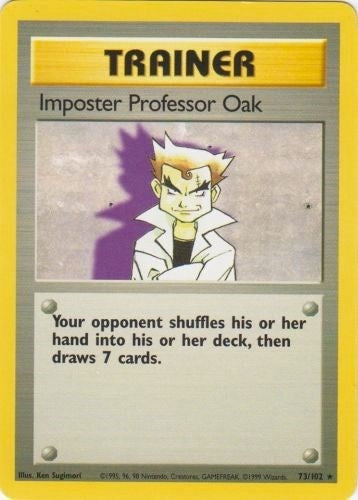 Image for Imposter Professor Oak (Base Set) (073/102) - Pokemon